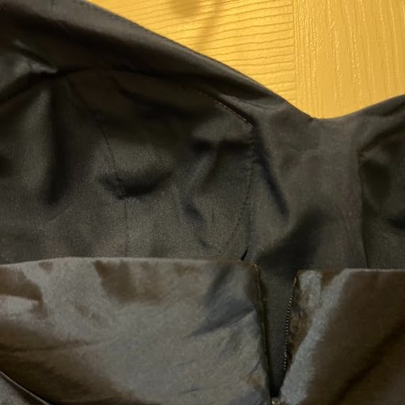 royal blue floral one shoulder short prom dress (SIZE SMALL) - Picture 4 of 6